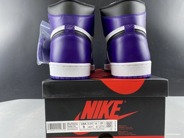 Reps LUCY Retro 555088- SunProtective White Court Purple 3740 Jordan1 1013